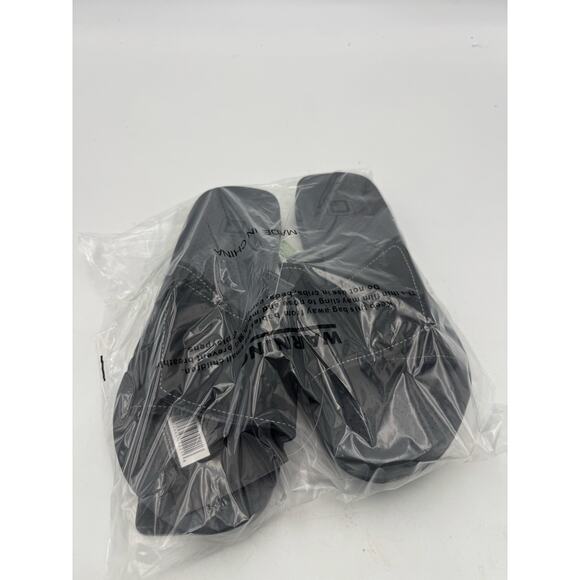 Qwave Men's Comfort Slide, Black, Size 10/11 - Picture 4 of 4